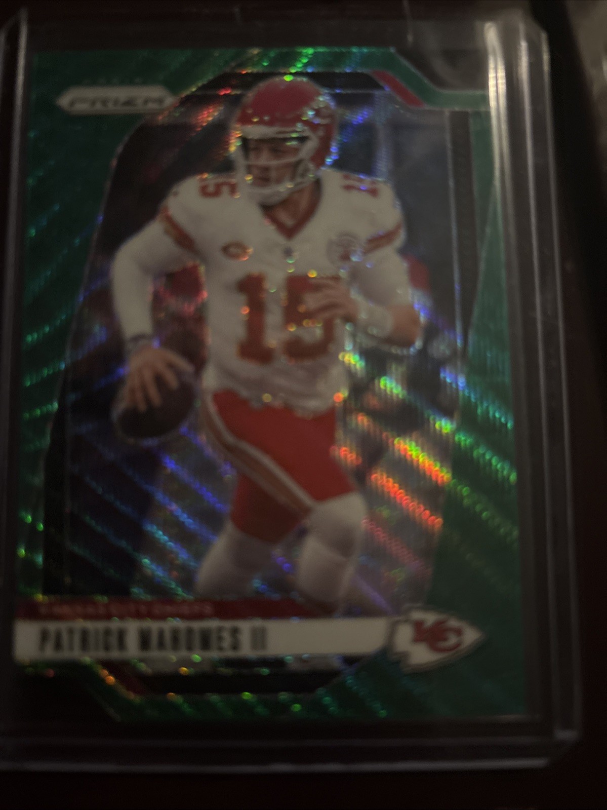 2024 Panini Prizm - Patrick Mahomes II #138 Green Wave Prizm