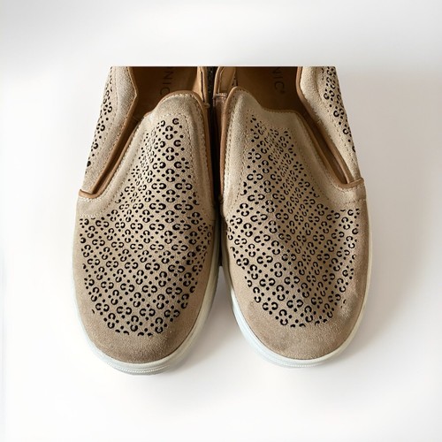Vionic Kimmie Perf Damenschuhe hellbraun Wildleder Slipper Freizeit Turnschuhe Größe 8,5 - Bild 6 von 10