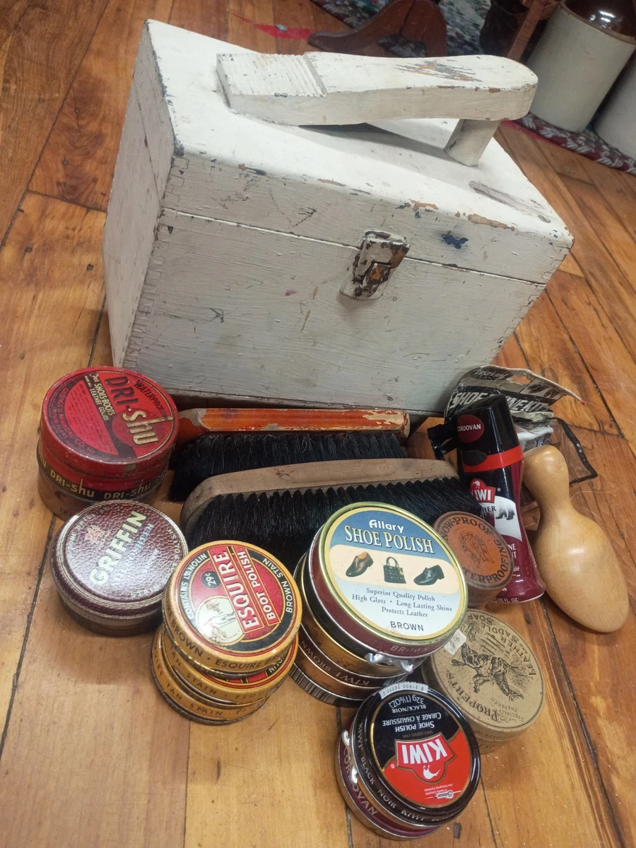 Preços baixos em Caixas Vintage década de 1960 Engraxar | eBay