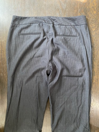 Calvin Klein Dress Pants Womens Size 8 RN#54163 Gray Pin Stripe Polyester Pants - Picture 7 of 7
