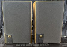 1990&#039;s JBL J2050 Bookshelf Speakers Oak Enclosures Mint Condition See Video  			