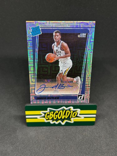 2021-22 Panini Jared Butler Auto Choice Silver Rookie RC PW1