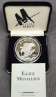 1997 Eagle Medallion 1 oz .999 Fine Silver Bullion Alaska Mint with Box and COA