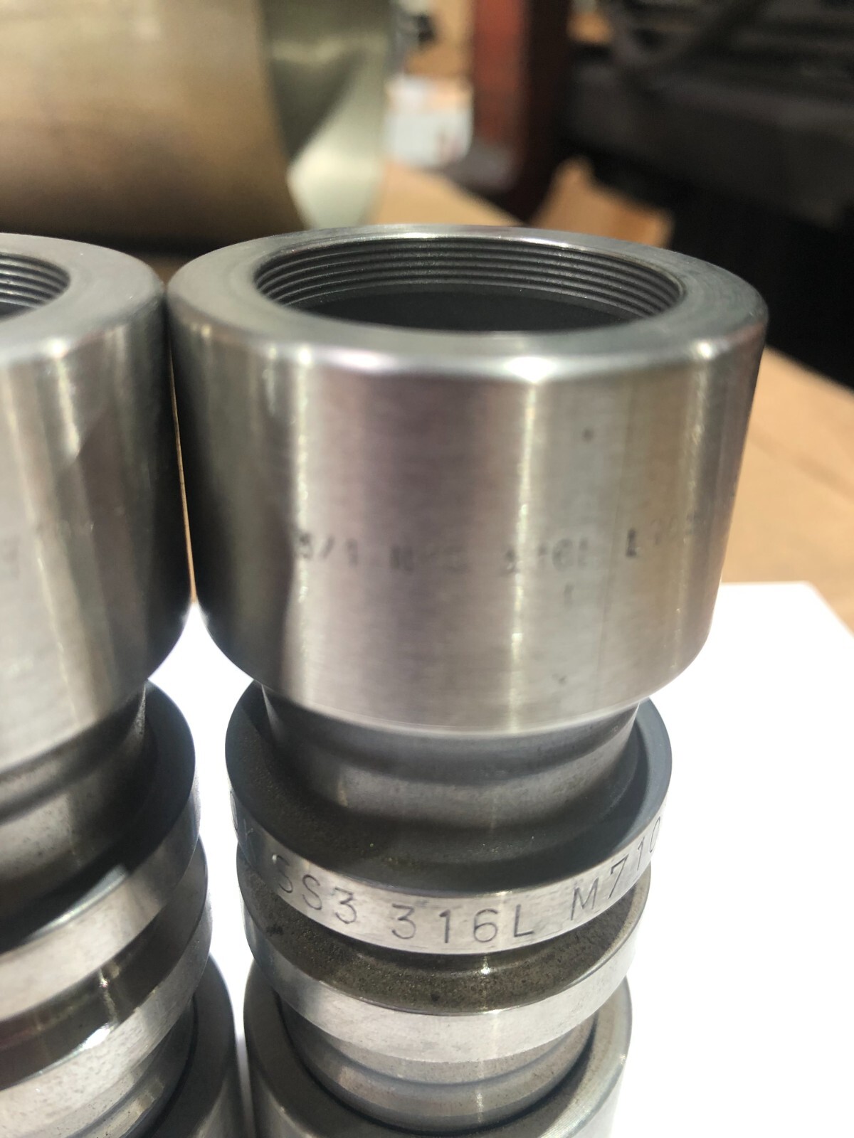 Lot of 2, 3/4" Stainless Steel LOKRING COUPLING, PN SS3300CPLP12 eBay