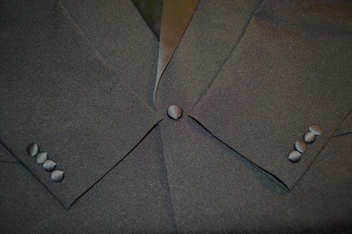 Vincenzo Uomo Men's Black Wool 1 Front Button Tuxedo Suit Sz 46L Wst 36X31 - Picture 9 of 20