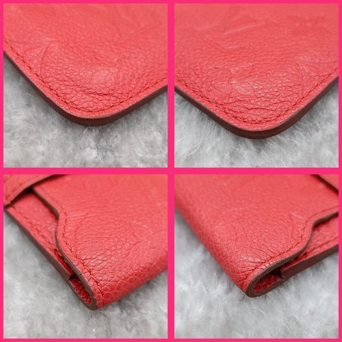 Louis Vuitton Monogram Empreinte Soft Smartphone Case M60376 Orian Red YK556 - Picture 4 of 9