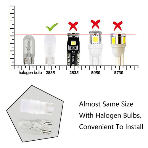 10X T10 168 194 912 LED Bulbs Instrument Panel Dashboard Dome Light Purple Pink - Picture 8 of 10