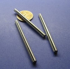 Zinc Plate Steel Slotted Roll Spring Pin, 3/16" Dia x 2 3/4" Length, 50 pcs