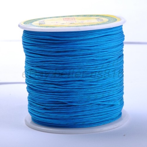 1 rollo 100 yardas 1 mm nudo chino macramé pulseras trenzadas de nailon hilo - Imagen 15 de 51
