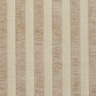 Essentials Chenille Light Brown Cream Stripe Upholstery Fabric