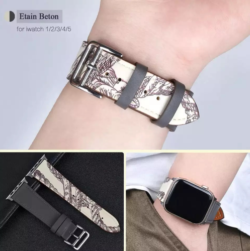  High quality Pu Leather loop Sports Strap for Apple watch Series 1 2 3 4 5 6 SE - Picture 12 of 15