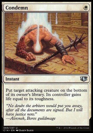 Magic the Gathering MTG Condemn (69) Commander 2014   LP - Picture 1 of 1