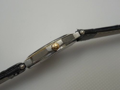 BAUME MERCIER 18K / STEEL RIVIERA 33MM COLLECTIBLE WATCH WITH DEPLOYMENT STRAP - Picture 4 of 7