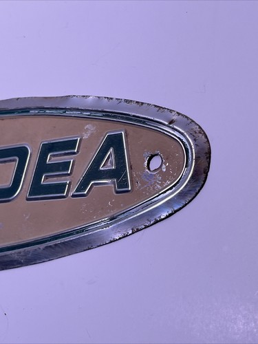 Vintage AVCO “New Idea” Sign/ Emblem 18" × 4 1/2" Poor/ Fair Condition - Picture 6 of 22