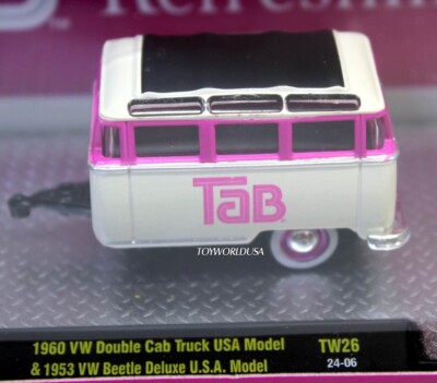 M2 Machines TAB 1960 VW Double Cab Truck USA Model & 1953