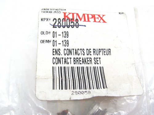 KIMPEX NOS SNOWMOBILE CONTACT BREAKER POINTS SET 01-139 280058 - Picture 10 of 10