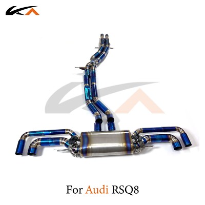 KA Catback Exhaust For Audi RSQ8 4.0T Titanium Alloy Rear Section