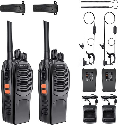 JUCJET 88E Walkie Talkie,Lizenzfrei PMR446 16 Kanäle Funkgeräte,Handfunkgerät - Bild 6 von 7