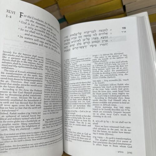 Artscroll TEHILLIM SALMS con commento VOLUME 1 (Ps 1-72) HC/DJ inglese/ebraico - Foto 8 di 11