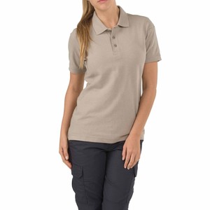tan polo shirt womens