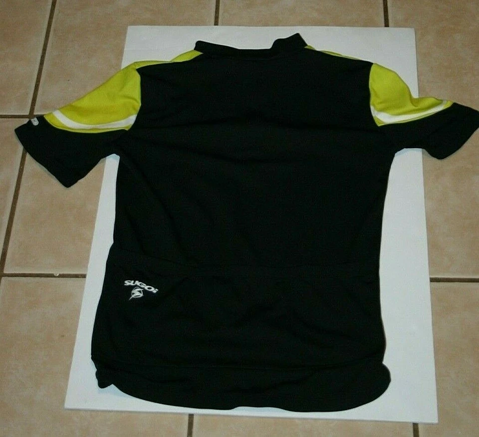 беговая велосипедная рубашка джерси мужская средний Sugoi Technifine 1/4 карманы на молнии - Изображение 3 из 4