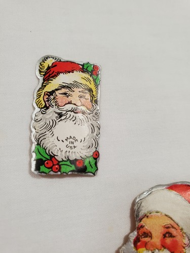 Vintage Christmas Sticker And Stamp Lot Lick And Stick Seals Paper Ephemera - Picture 9 of 9