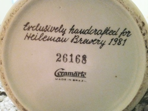Old Style Beer Stein Chicago Land Ceramarte 1981 Heileman Brewing Co #26168 - Picture 8 of 10