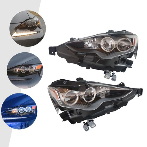 LED Headlights Headlamps For Lexus IS250 IS350 2014 2015 2016 Left + Right Side - Picture 3 of 12