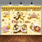 Chip and Dale Personalised Custom Banner Backdrop Party Decor Birthday Gift