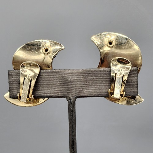 Pendientes de clip pulsera con abrazadera de vidrio artístico lapislázuli turquesa de diseñador sin firmar - Imagen 11 de 12