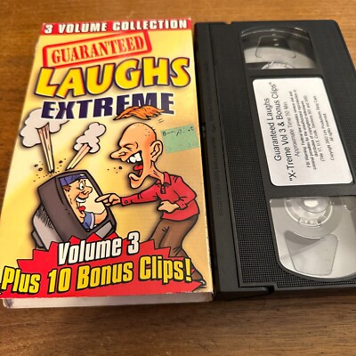 Guaranteed Laughs Extreme Volume 3 VHS VCR Video Tape Used 2002 | eBay