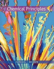 Chemical Principles by Donald DeCoste and Steven Zumdahl (2016, Hardcover, 8e)