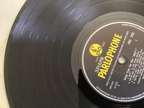 THE BEATLES HELP VINYL LP MONO PARLOPHONE PMC 1255 1st 2 Nr MINT 2 - Picture 6 of 24