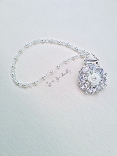 Vestido de novia tren lazo, alfiler bullicio, vestido de novia lazo de muñeca, pulsera de tren, - Imagen 6 de 7