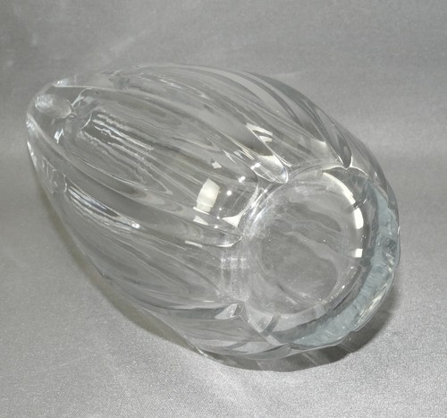 Hohe Glasvase, Flächenschliff, 30,0 cm - Picture 6 of 8