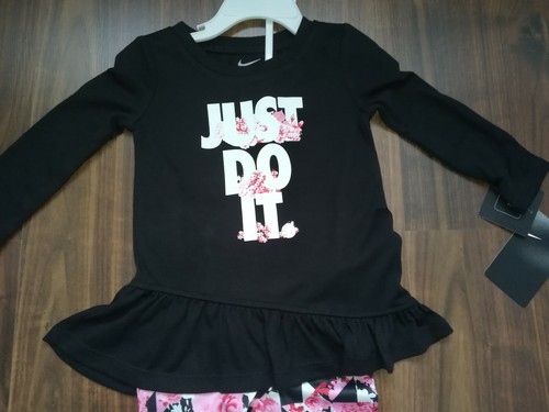 Nike Baby Top Leggings Set DB7450-654 Mädchen Oberteil Hose von 2-3 Jahre 3T - Bild 3 von 6