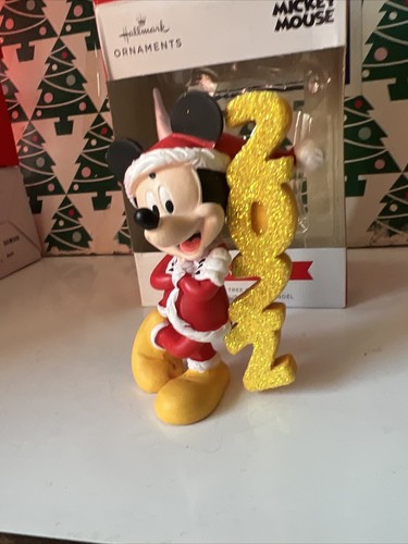 Mickey Mouse 2022 Weihnachten Disney Hallmark Ornament Neu Originalverpackt, - Bild 13 von 18