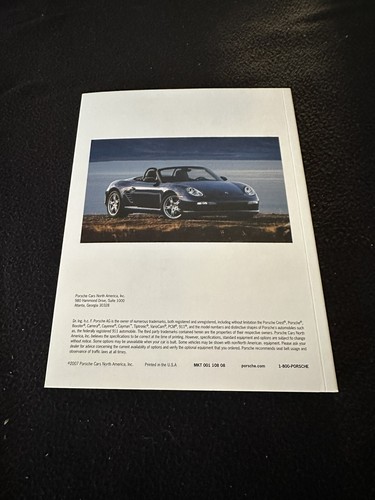 Porsche Boxster S & 987 2008 edición limitada folleto de ventas catálogos de equipos - Imagen 13 de 17