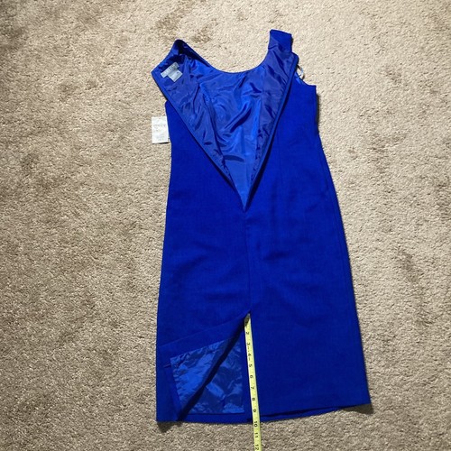 Koret Blue Dress Suit Size 8 NWT 2pc Set Career Church Business Short Sleeves - Picture 12 of 20
