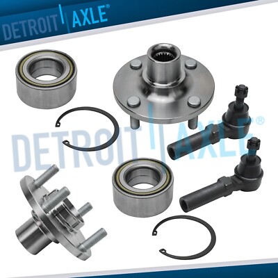 Front Wheel Bearing Hub Outer Tie Rod End for 1995-1998 1999 Dodge Plymouth Neon