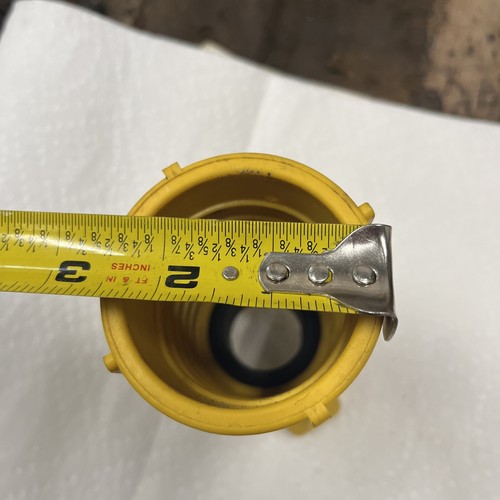 CLEMCO 08414 NYLON SANDBLAST QUICK COUPLING FOR 1 1/4" ID HOSE Q-3-NY - Picture 4 of 5