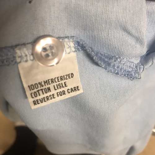 RAM Sportswear Men’s Blue Golf Polo Shirt Size Large Short Sleeve Lightweight - Picture 5 of 9