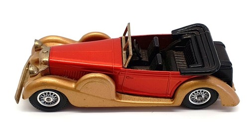 Matchbox Models of Yesteryear Y-11 - 1938 Lagonda D/H Coupe - Met Red/Gold - Picture 4 of 5