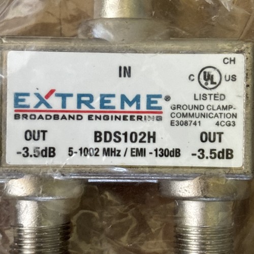 Extreme Broadband Engineering Cable Splitter Model BDS102H (Out -3.5 dB) - Picture 3 of 5