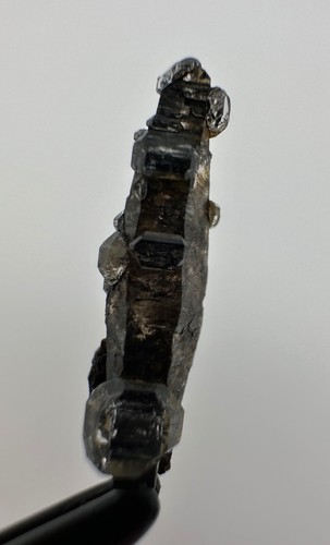 18mm Herkimer Diamond Black-Stem "Barbell" Scepter with GEM Caps - MINE DIRECT - Picture 8 of 10