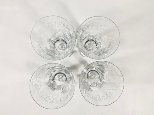 4x Samuelssons Glas Kosta Crystal Beer Glasses Swedish Glassware - Picture 3 of 10