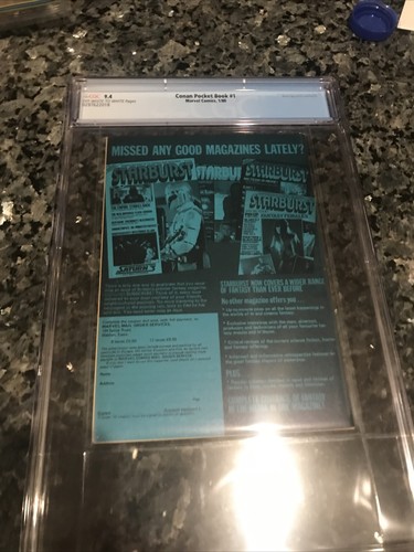 LIBROS DE BOLSILLO CONAN EL BÁRBARO #1 CGC 9.4 RAROS - Imagen 5 de 7