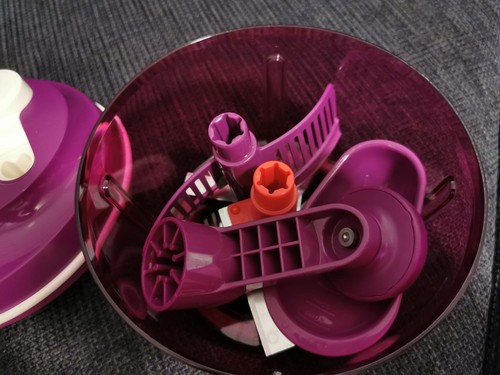 Tupperware Tupper Quick Chef 3 lila mit Rezeptheft mixen rühren aufschlagen - Bild 6 von 10