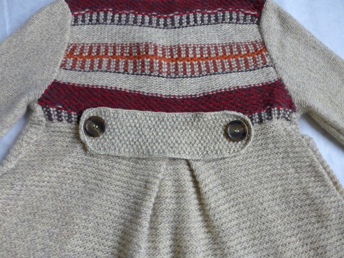 FREE PEOPLE Fair Isle Gretel Swing Suéter con Capucha Lana Angora Beige/M Verde/L - Imagen 32 de 39