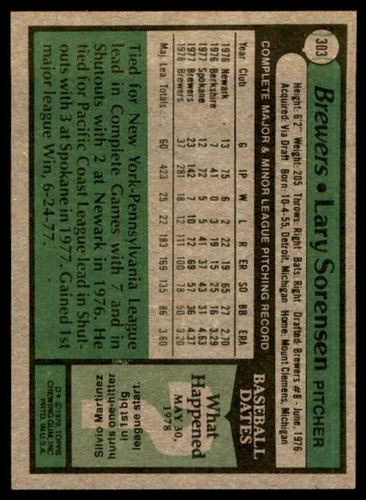 1979 TOPPS BASEBALL YOU PICK SEE SCANS ALL GRADES LARGEST SELECTION EBAY LOT #8 - Picture 347 of 485